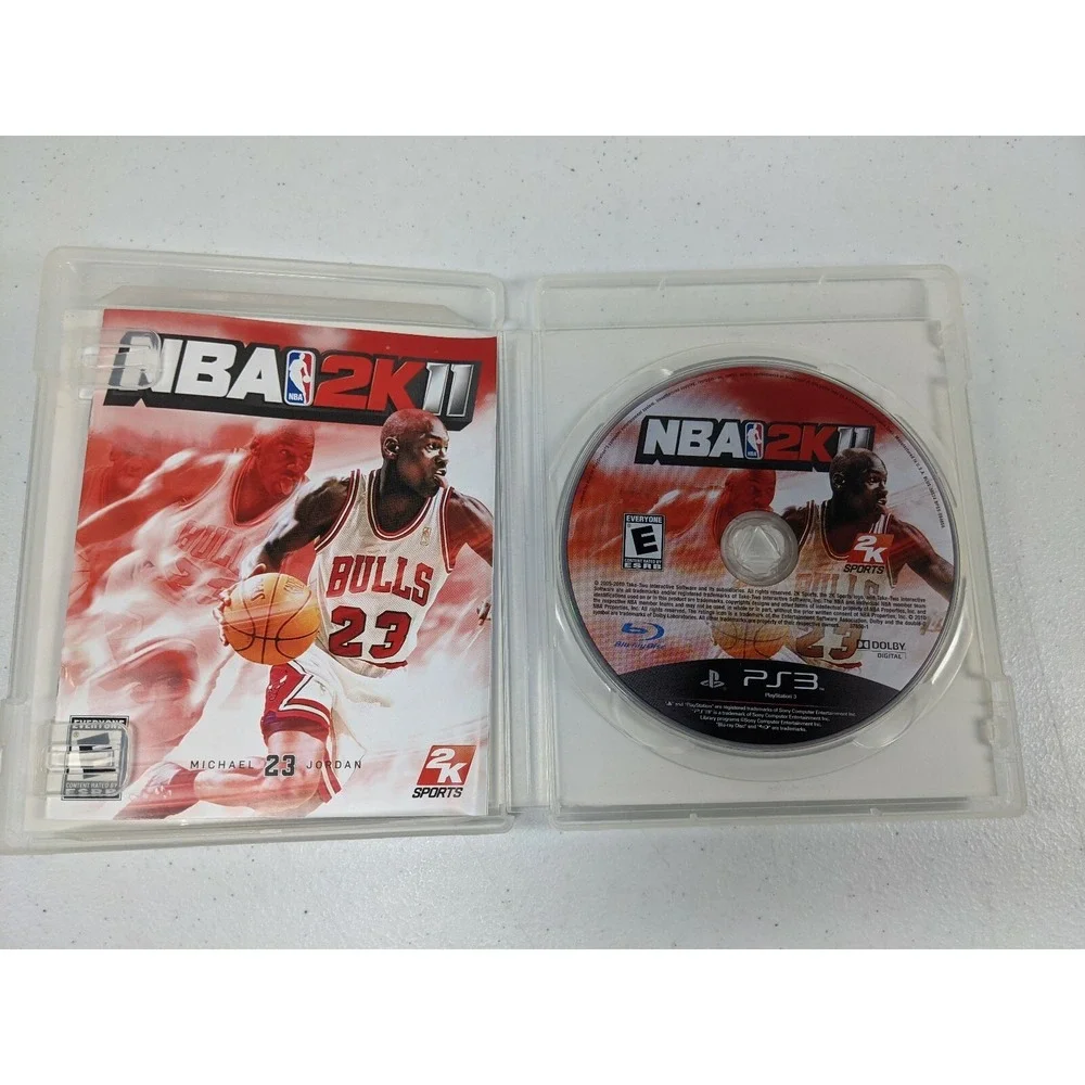 PS3 2 Games NBA 2K11 and Tiger Woods PGA Tour 11‎